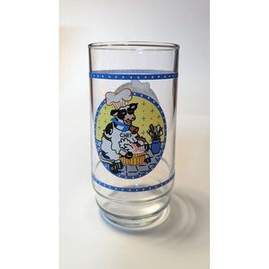 8 New Holestein Cow Chef 16 oz glass set